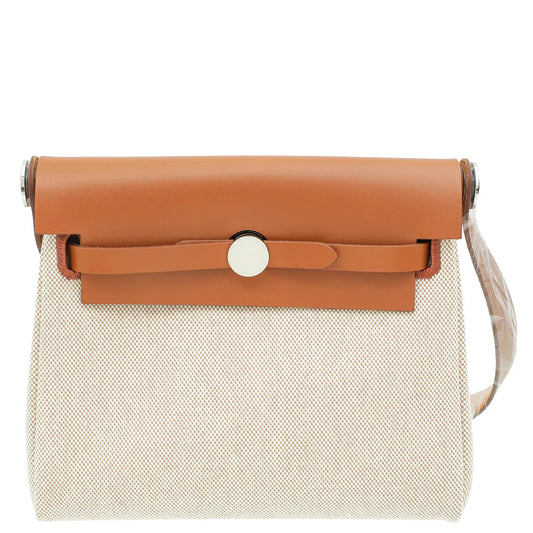 Hermes Gold H Herbag Zip 20