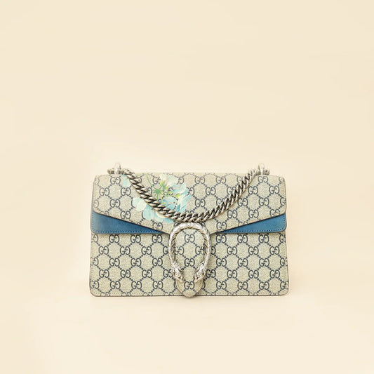 Gucci Multicolor GG Supreme Blooms Dionysus Small Shoulder