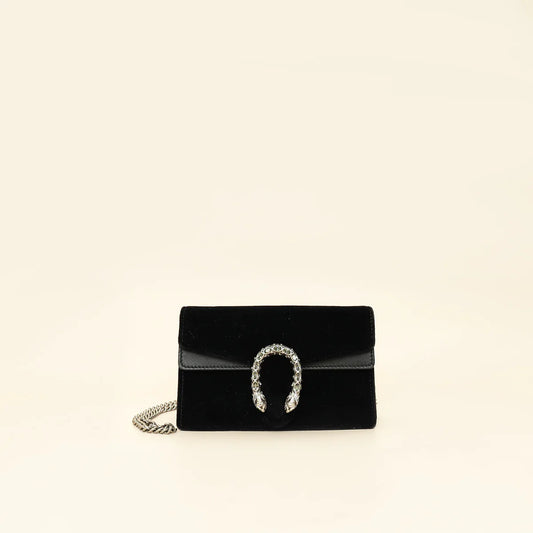 Gucci Black Dionysus Velvet Super Mini
