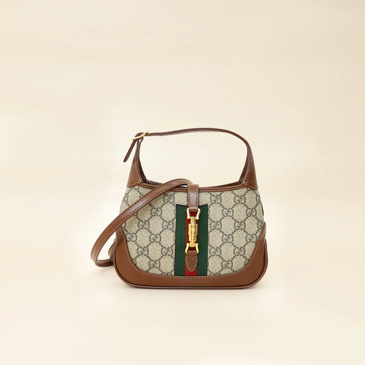 Gucci Bicolor GG Supreme Jackie 1961 Mini