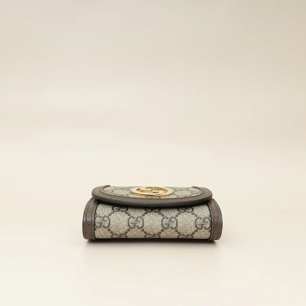 Gucci Ebony GG Guccissima Blondie Medium Chain Wallet