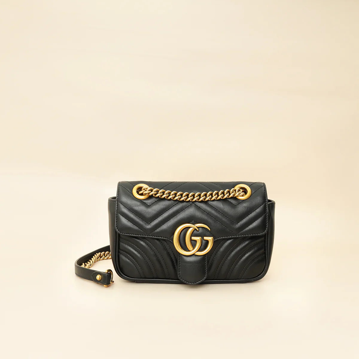 Gucci Black GG Marmont Mini