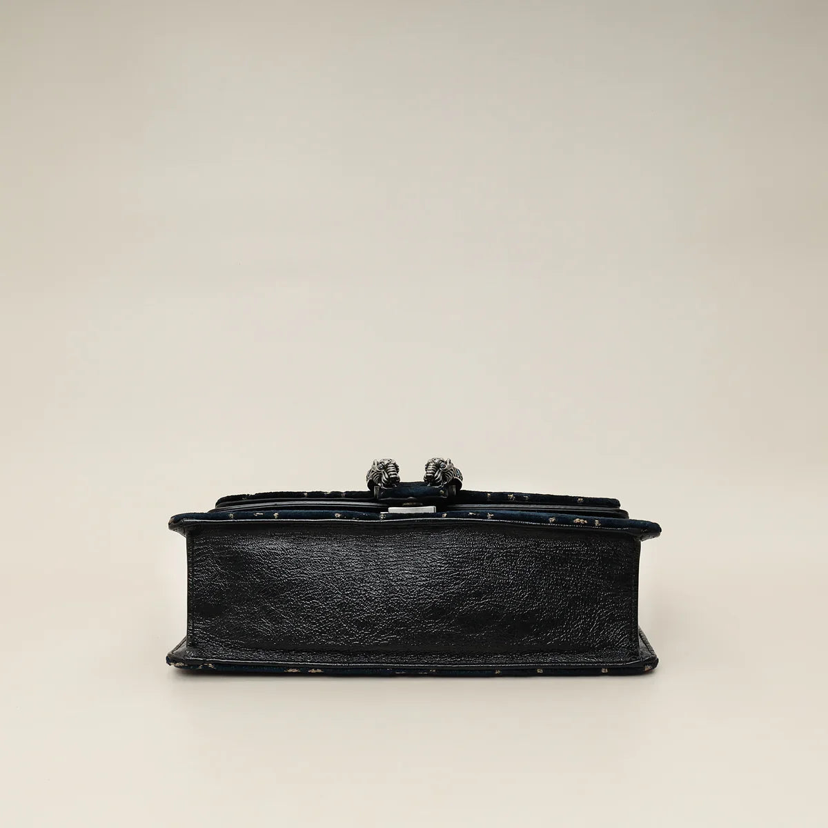 Gucci Navy Blue GG Velvet Dionysus Small Shoulder