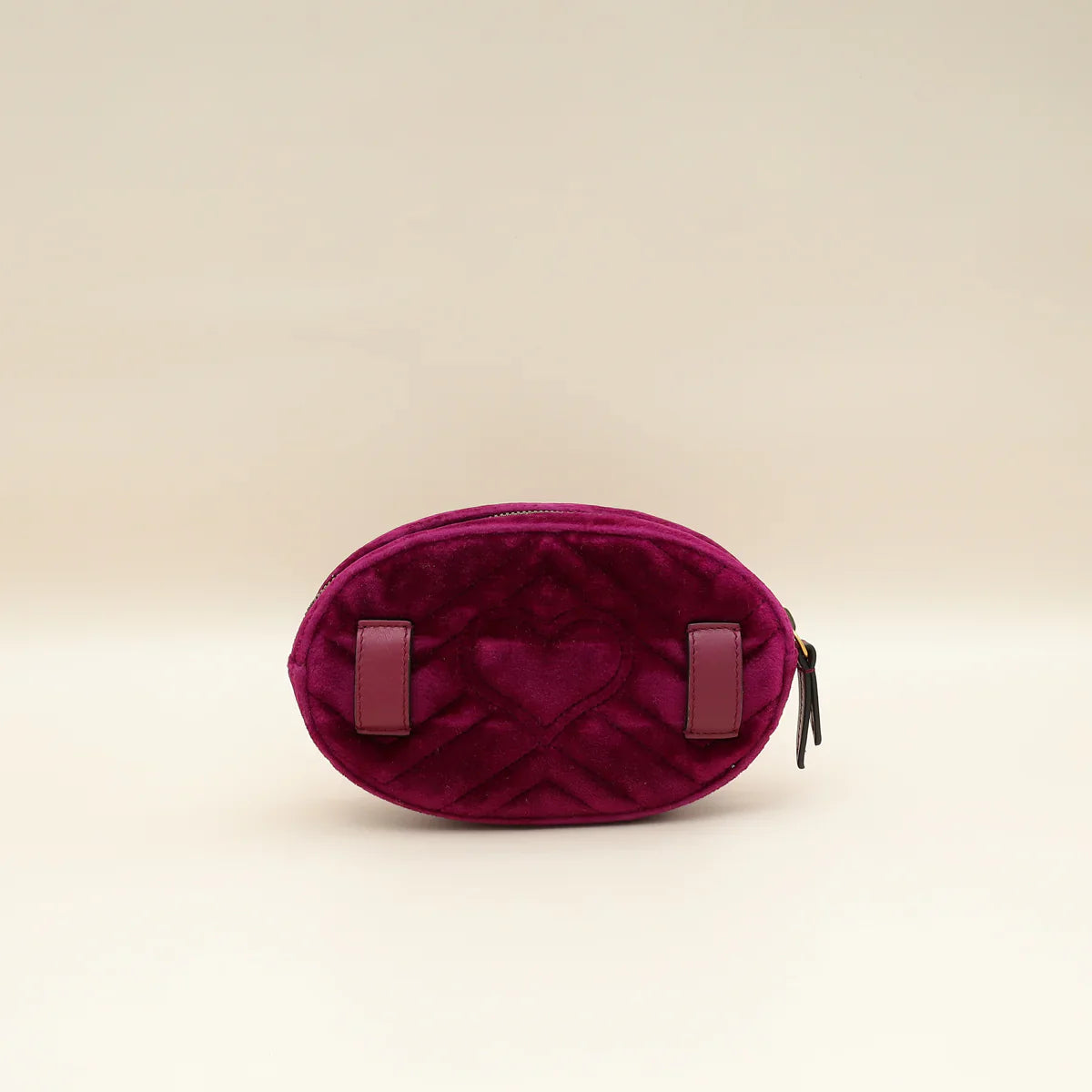 Gucci Violet GG Marmont Velvet Mini Belt