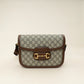 Gucci Ebony GG Supreme 1955 Horsebit Medium Shoulder