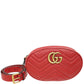 Gucci Red GG Marmont Small Belt
