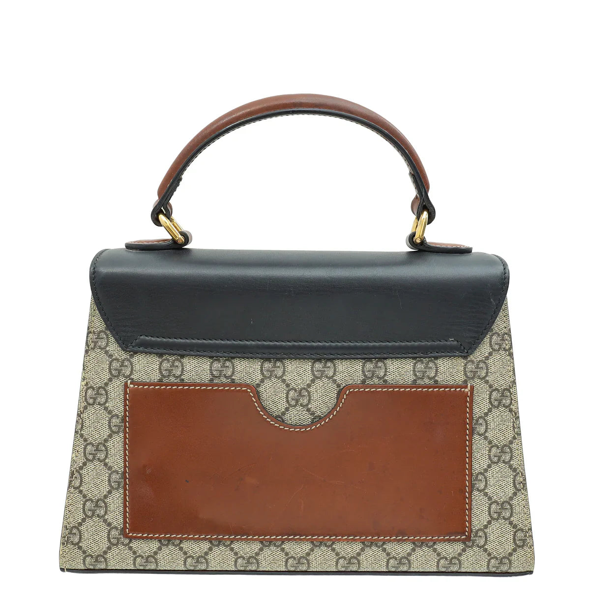 Gucci Tricolor Padlock Top Handle