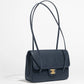 Clutch in Grainy Shiny Calfskin
