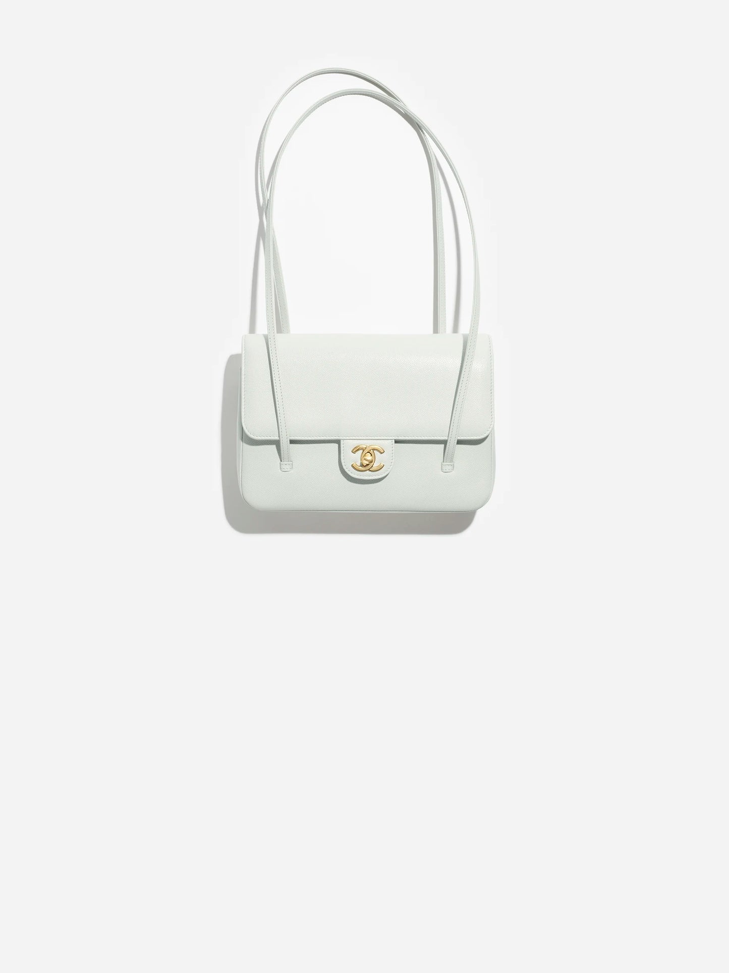 Clutch in Grainy Shiny Calfskin