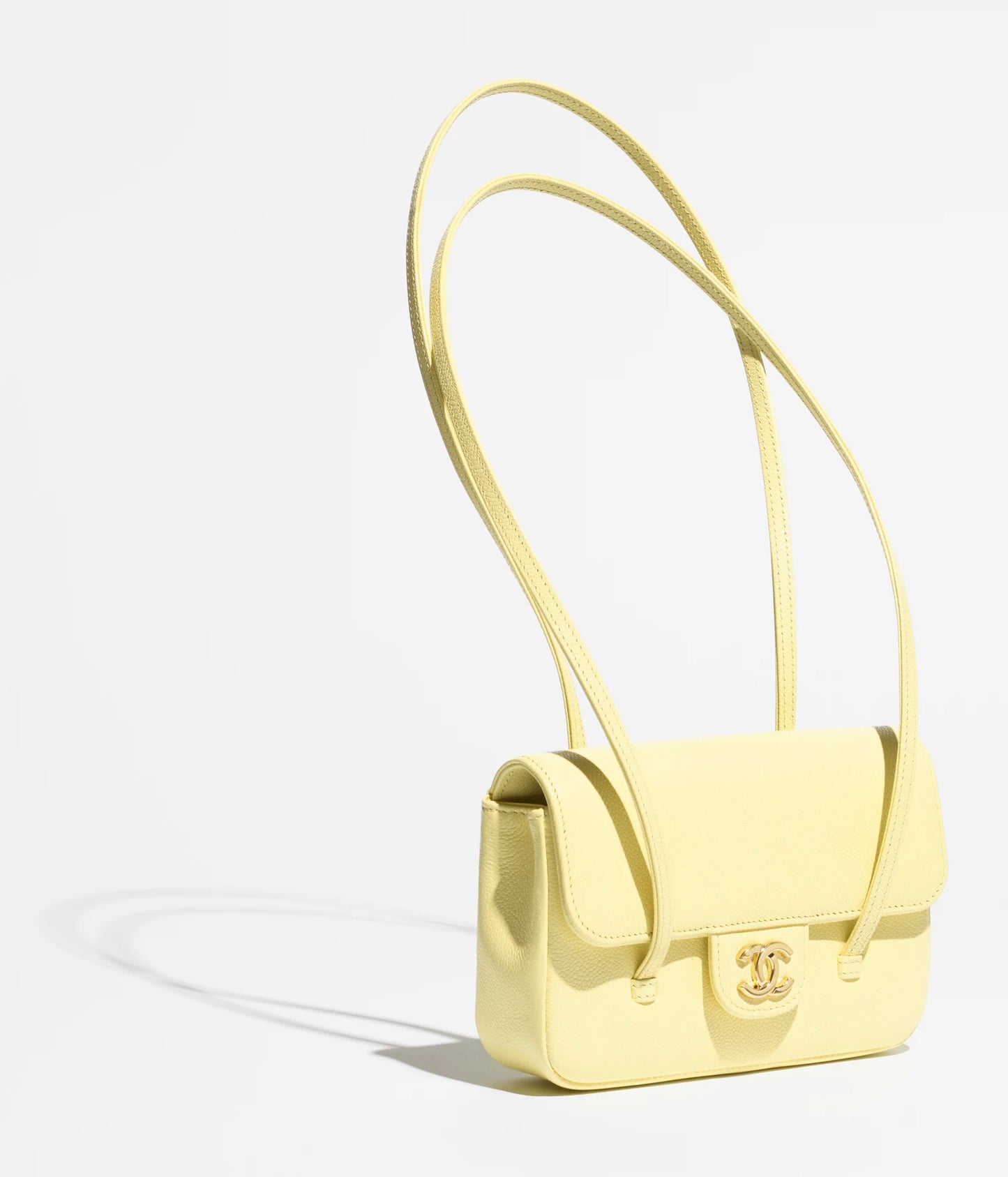 Clutch in Grainy Shiny Calfskin