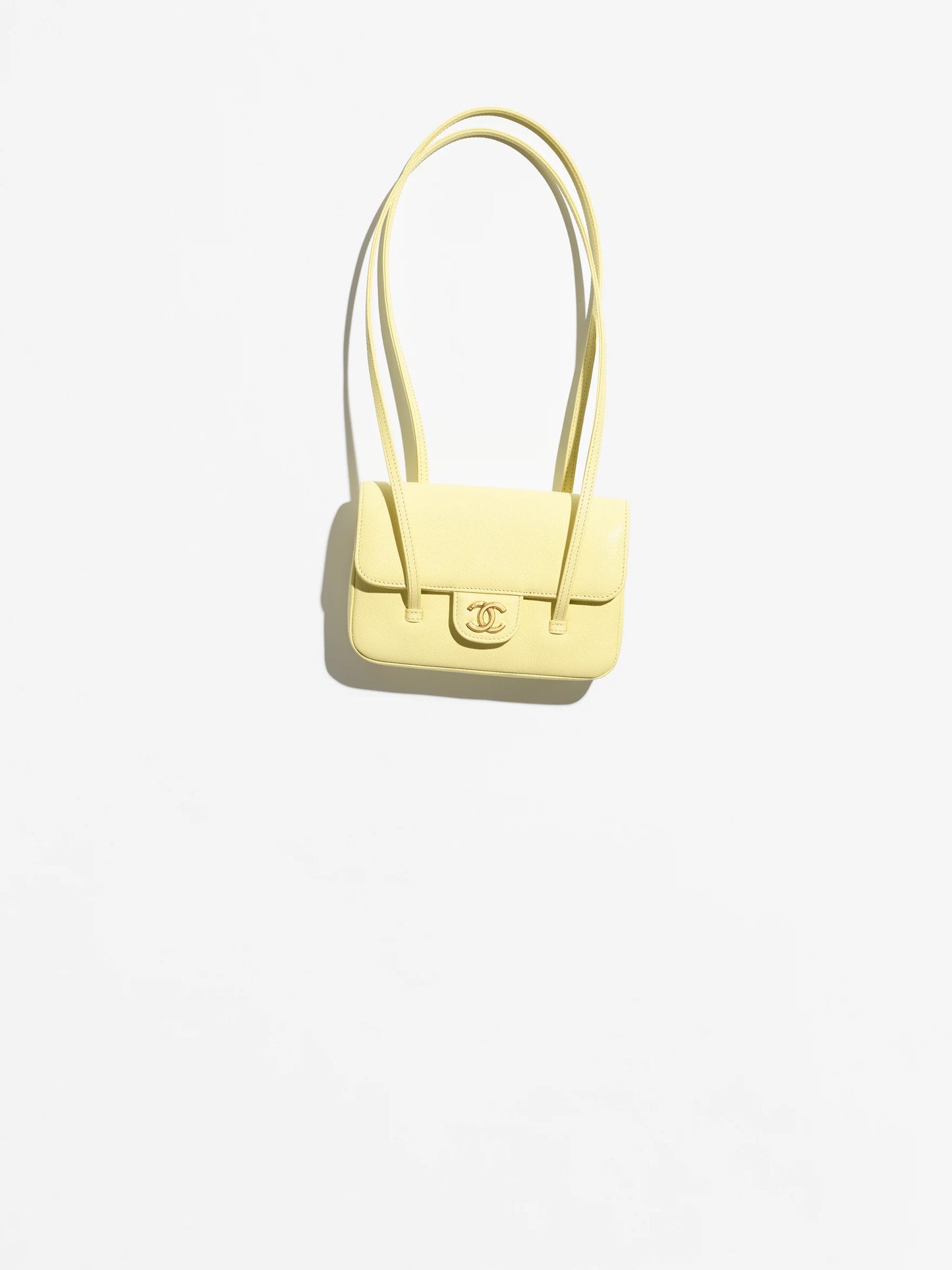 Clutch in Grainy Shiny Calfskin