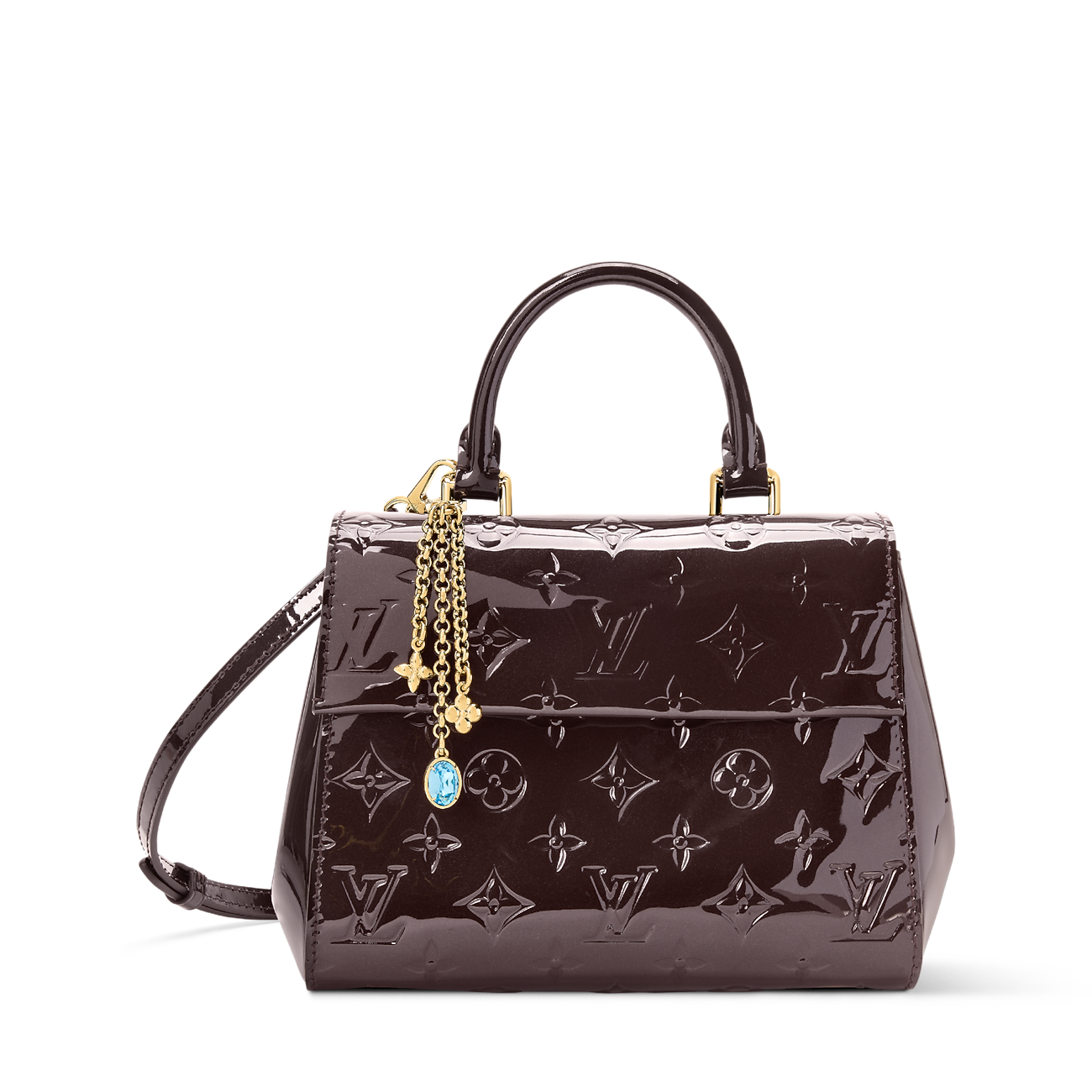 Cluny Mini Monogram Empreinte Leather Datewood Top Handle Bag