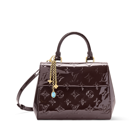 Cluny Mini Monogram Empreinte Leather Datewood Top Handle Bag