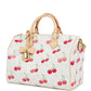 Soft Speedy Bandouliere 30 Monogram Cherry White Gold Hardware