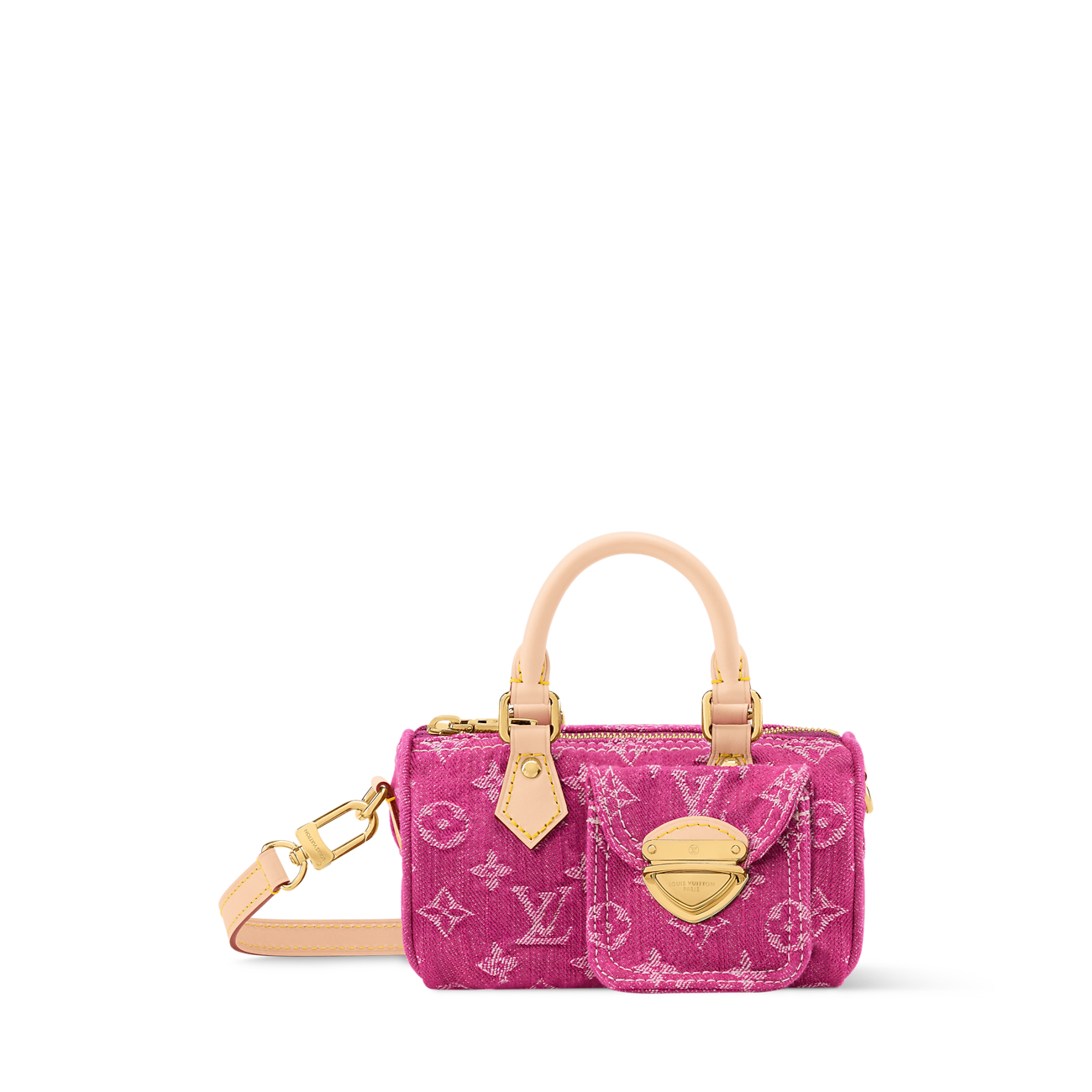 Pochette Sling PM Denim Pink Crossbody Bag