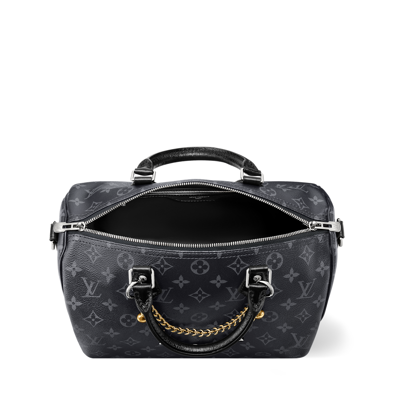 Speedy Soft 30 Monogram Eclipse Canvas Black Tote Bag
