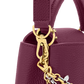 Capucines Mini Grained Leather Black Top Handle Bag