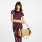 Express MM Suede Hazelnut Monogram Tote Bag