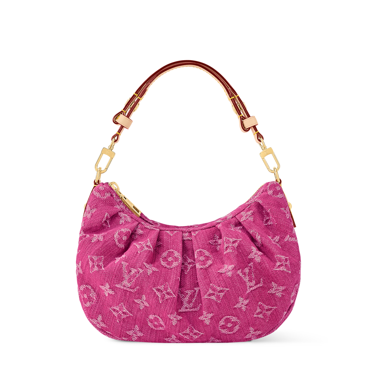 Pochette Valley Denim Fuchsia Cross-Body Bag