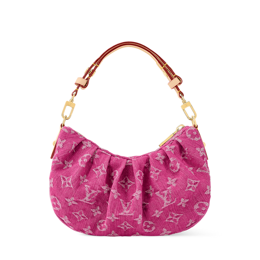 Pochette Valley Denim Fuchsia Cross-Body Bag