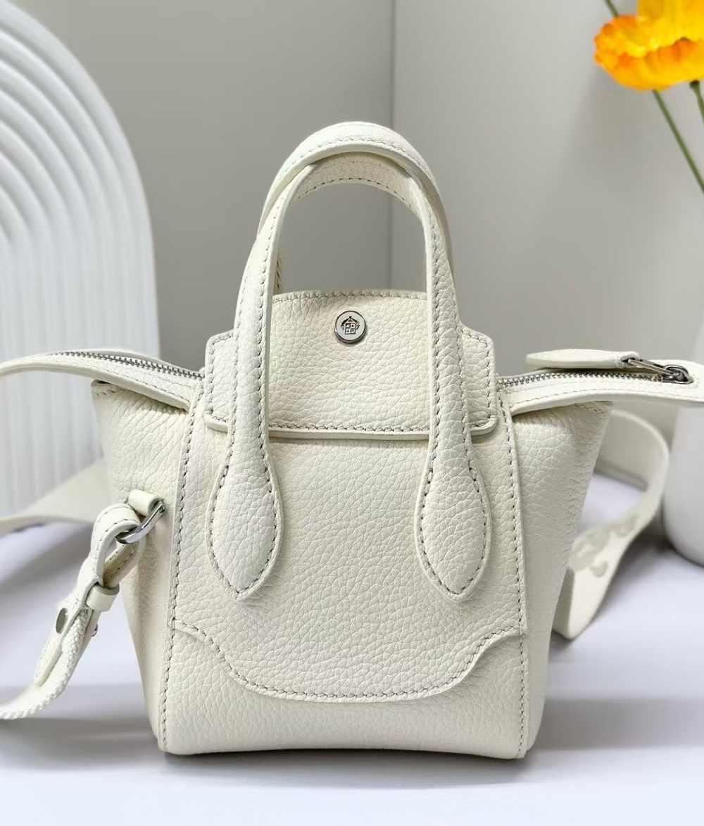 Leather Crossbody Blush Pink