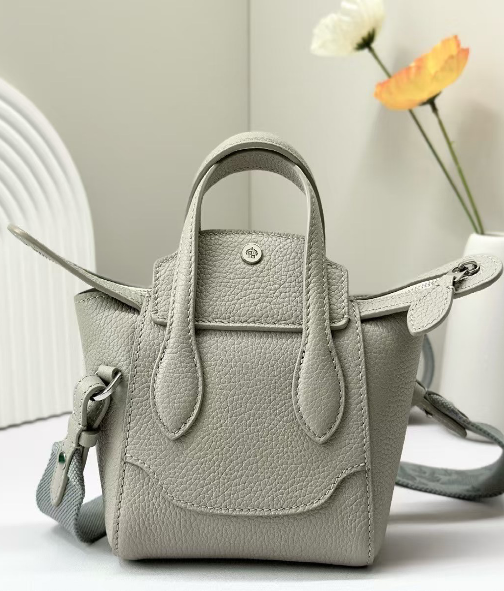 Leather Crossbody Blush Pink