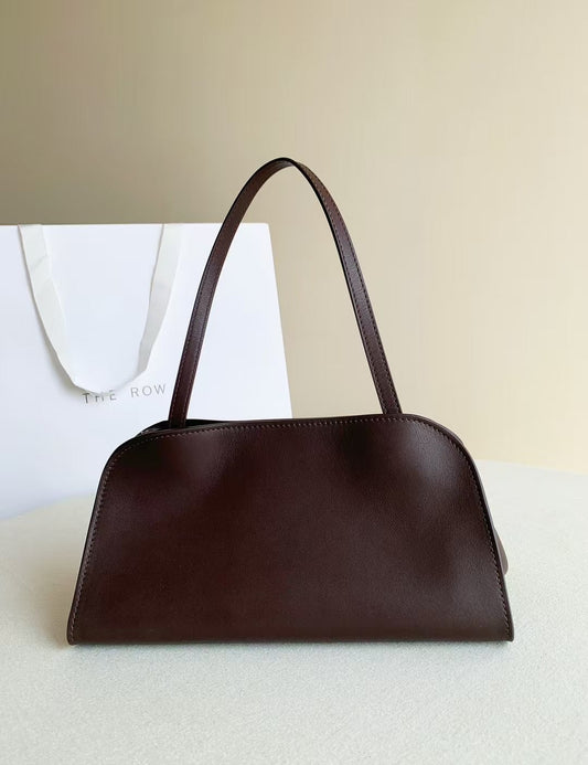 Elegant Curved-Edge Shoulder Bag