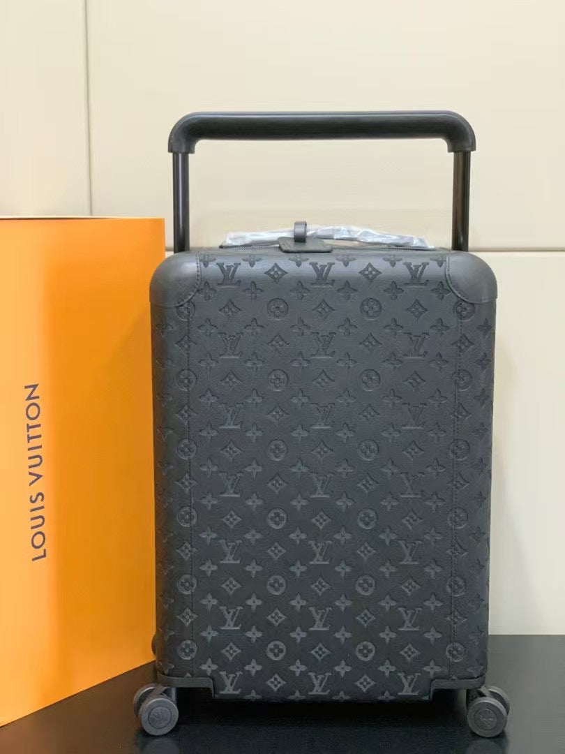Modern Embossed Carry-On Suitcase