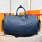 Elegant Embossed Travel Duffel Bag