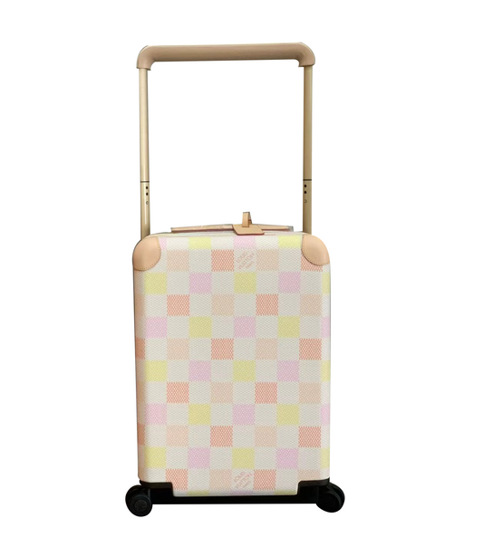 Elegant Pastel Checked Trolley