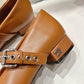 Camel Brown Mary Jane Heels