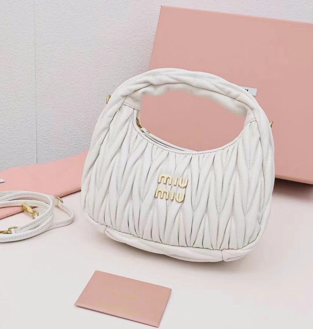 Textured Soft-Handle Shoulder Bag