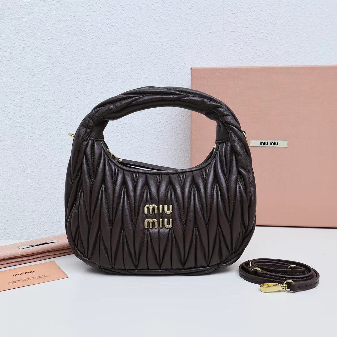 Textured Soft-Handle Shoulder Bag