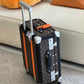 Classic Patterned Rolling Suitcase