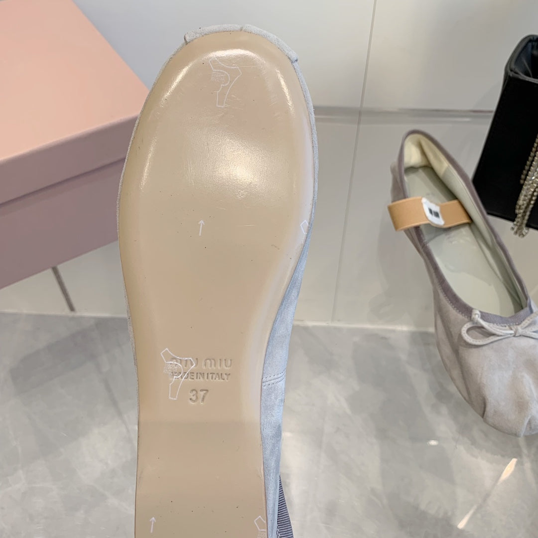 Grey Ballerina Velvet