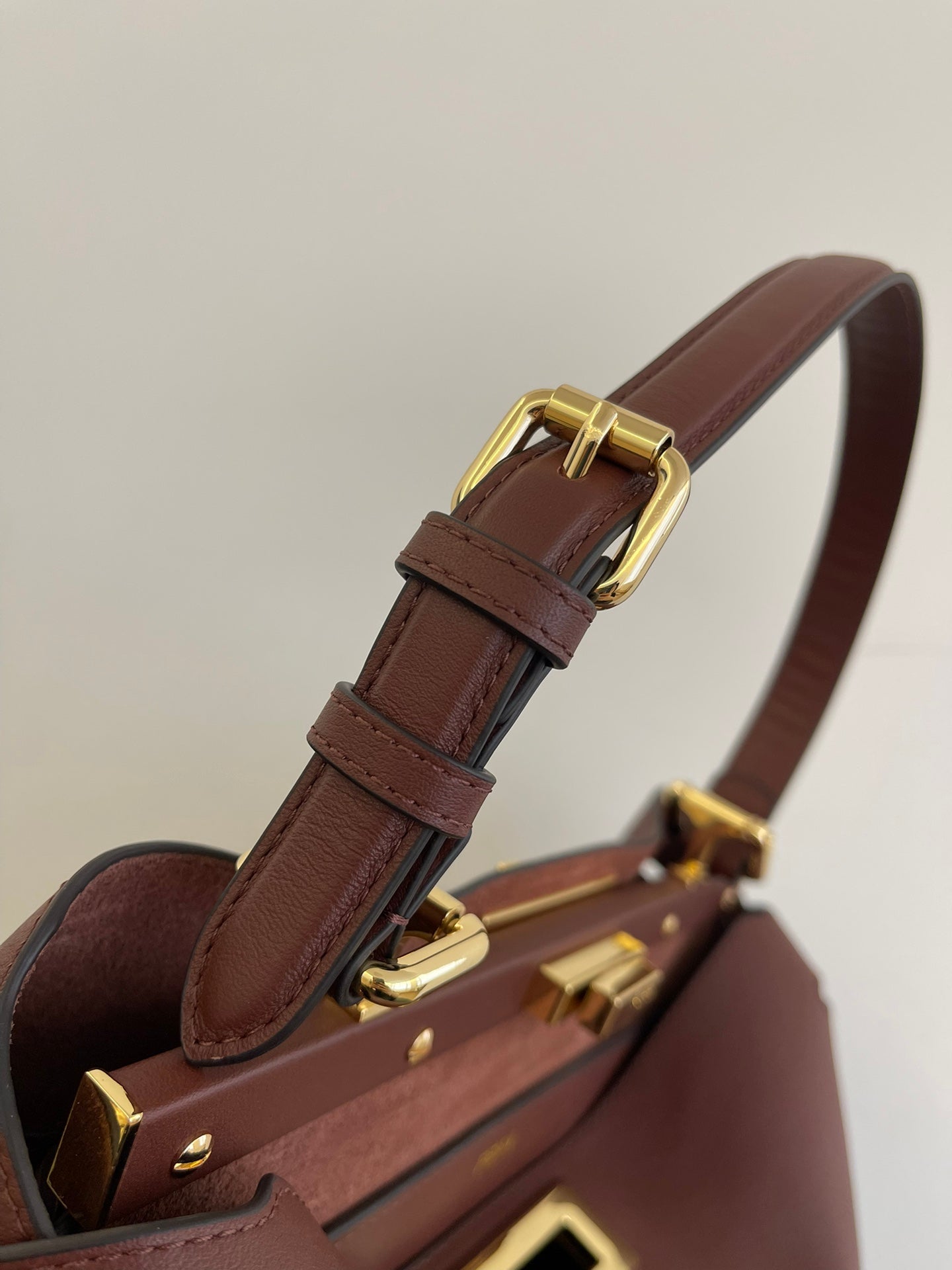 Brown Top-Handle