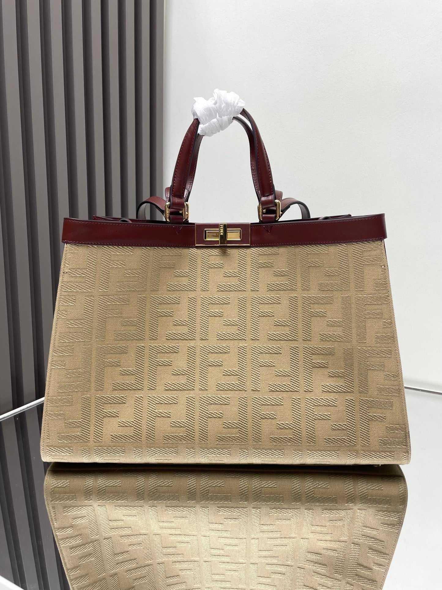 Beige Tote Bag