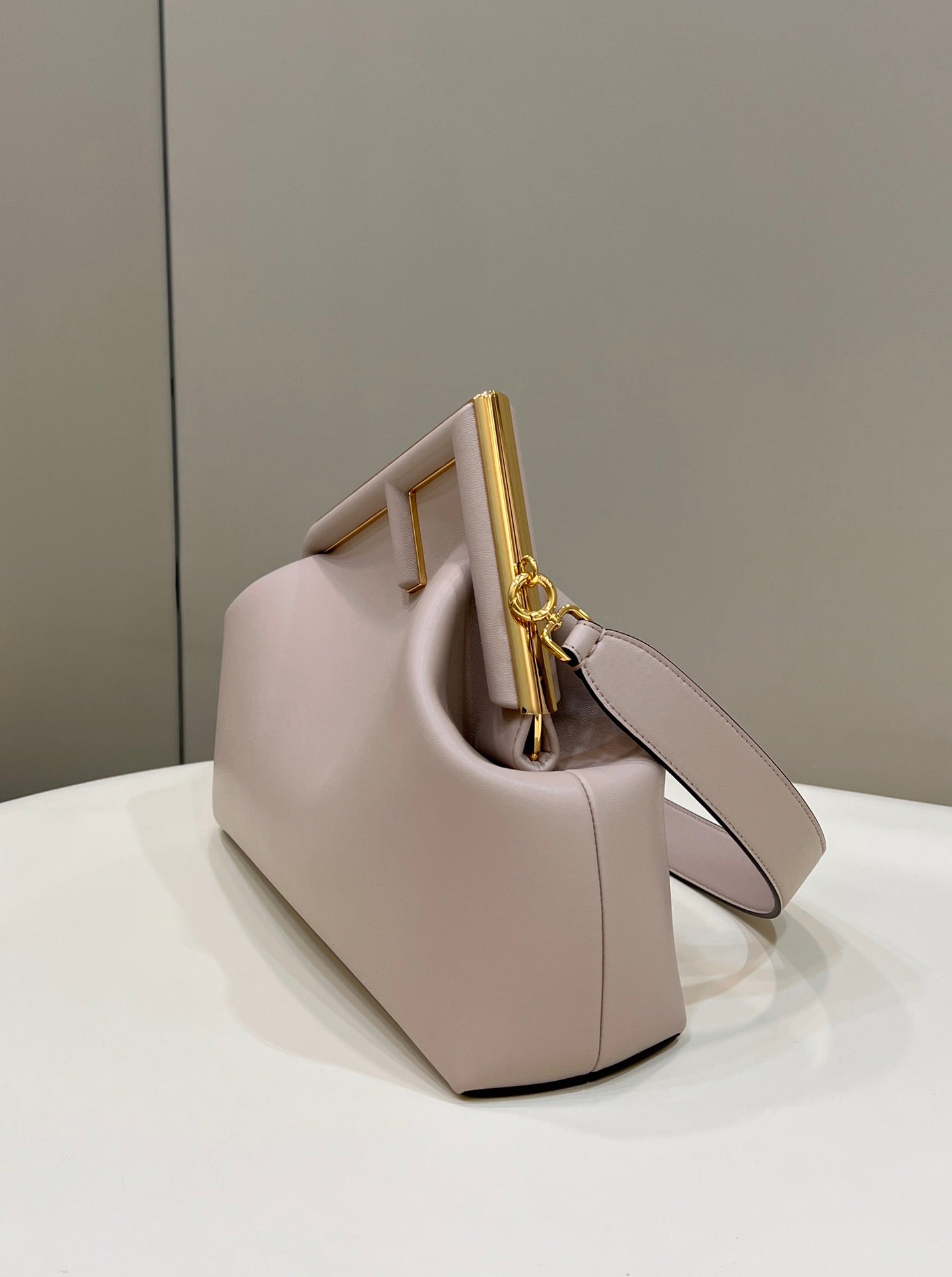 Beige Soft Folded Bag