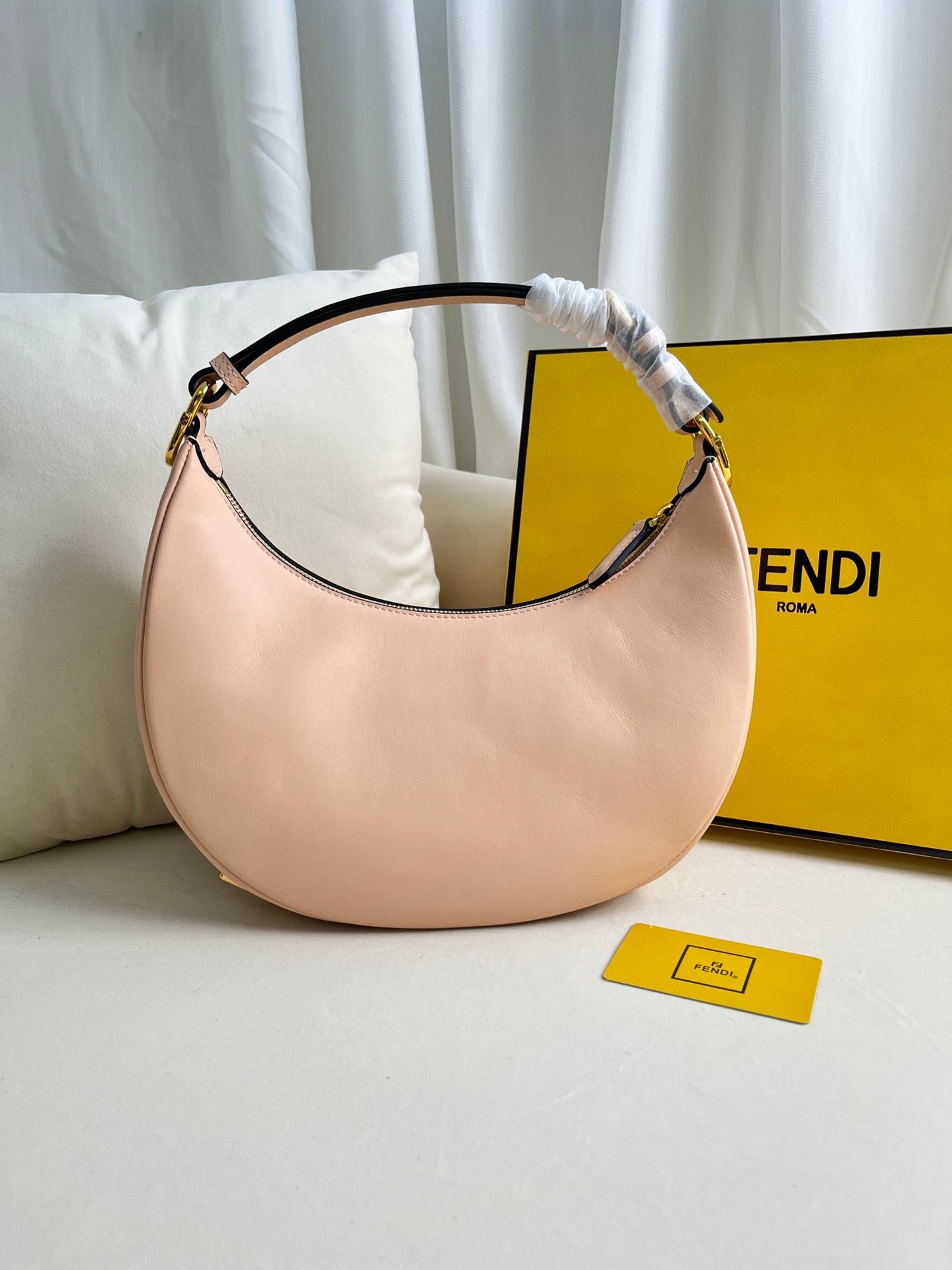 Blush Crescent Bag