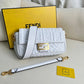 White Flap Shoulder Bag