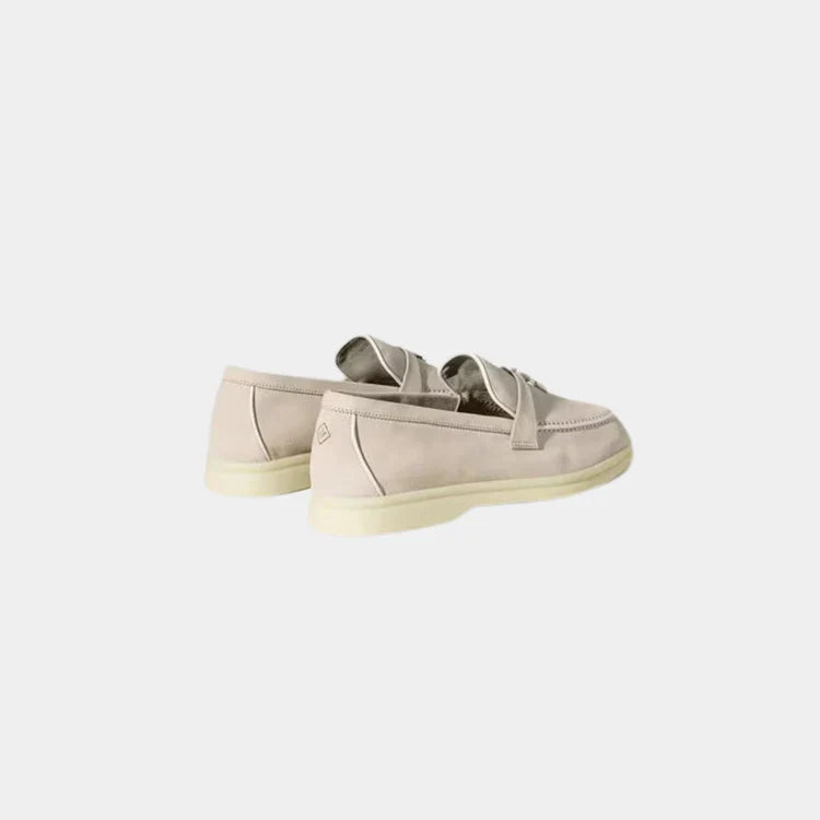 Light Beige - Hinoki Wood Loafers Velvet