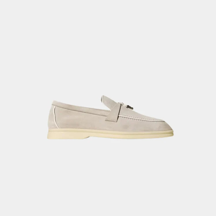 Light Beige - Hinoki Wood Loafers Velvet