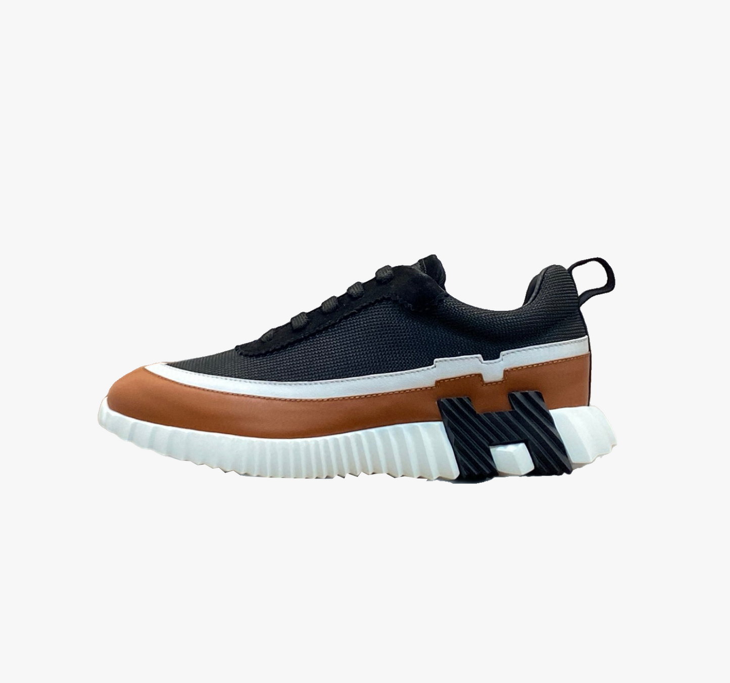 Black and Brown Sneakers