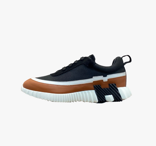 Black and Brown Sneakers