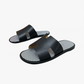 Black Printed Sandal