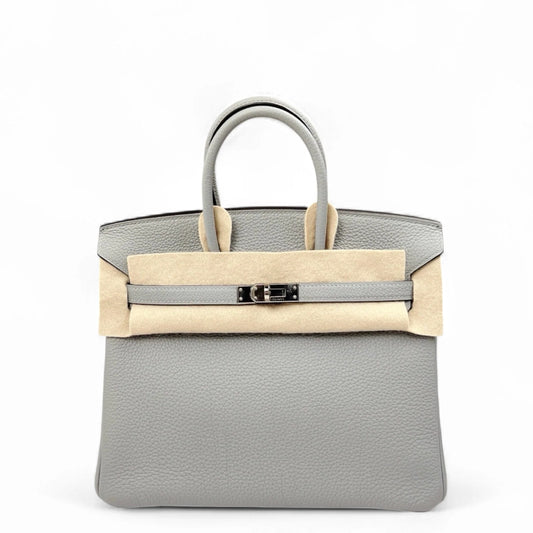 Hermes Birkin 25 Togo 4Z Gris Mouette 01