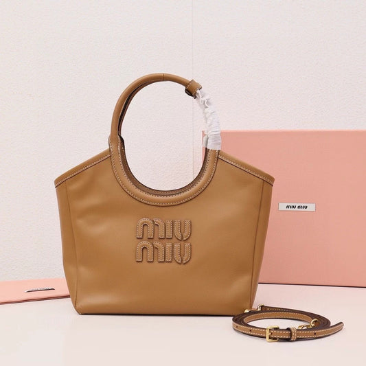 Modern Curved-Handle Tote