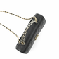 Top Handle Clutch with Chain Black Caviar Light Gold Hardware 23P