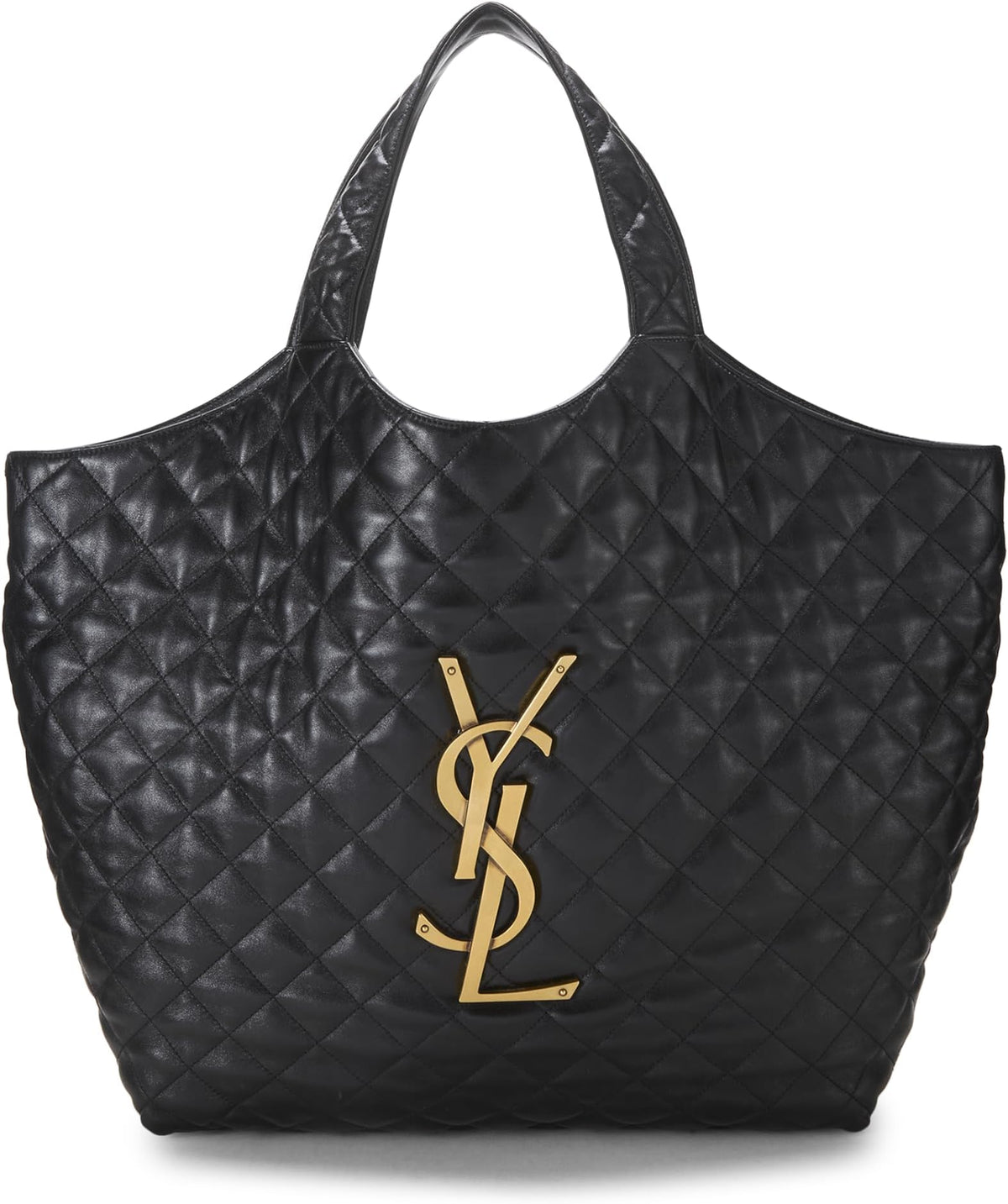 maxi matelassé leather tote 01