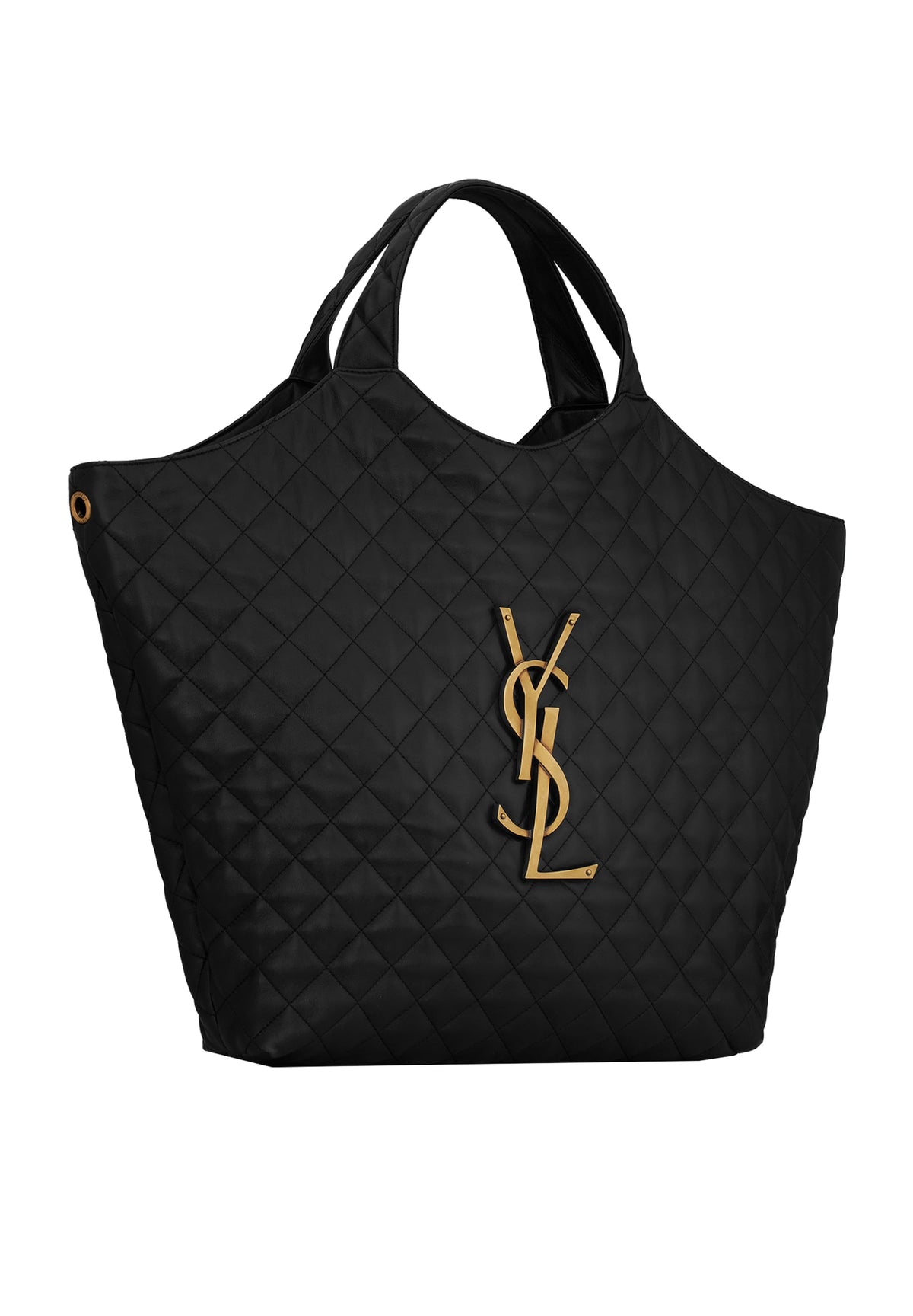 maxi matelassé leather tote 01